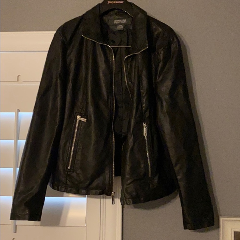 Kenneth Cole faux leather jacket